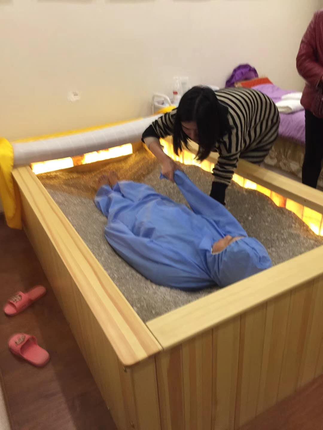 彩奕沙疗有效去除体内湿气  沙疗床价格  沙疗床厂家  沙疗床功效