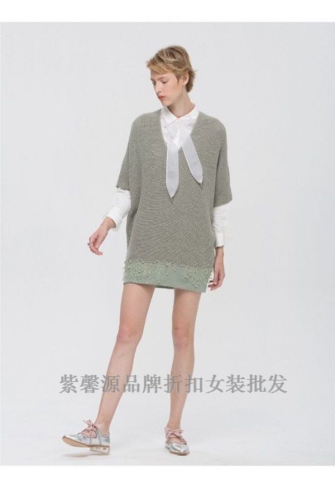 外贸女装尾货精品女装折扣库存2018新款货源