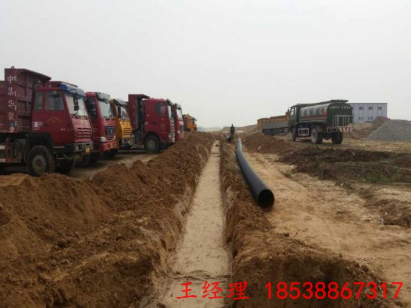 河南Pe排水管厂家及铺设要求 地埋排水管 雨水排放管道 小区排水管道