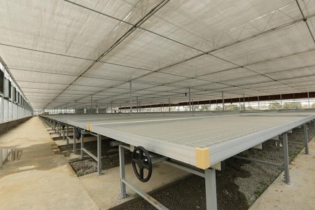 文山三七药材育苗潮汐苗床-承重性好-结实耐用  中药材育苗床