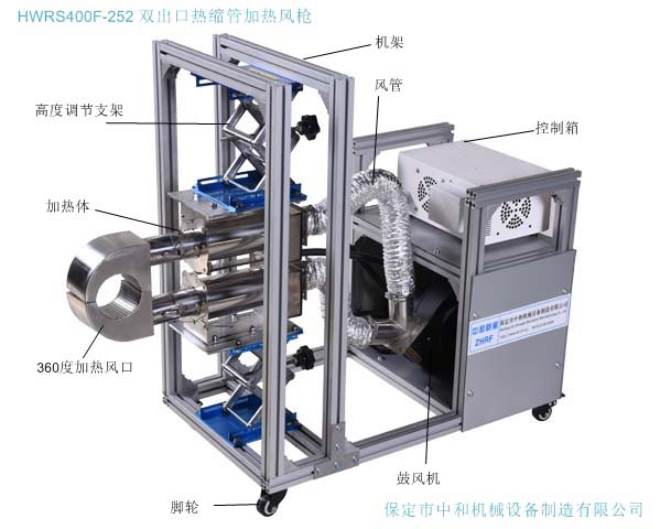 HWRS400F-252W双壁热缩管加热风枪大直径热缩管吹  烘热缩套管设备  热缩管加热工具  热缩套管加热工具