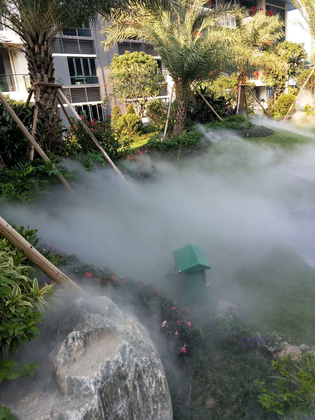 房地产绿化带人工造雾设备  房地产人造雾  绿化带人造雾