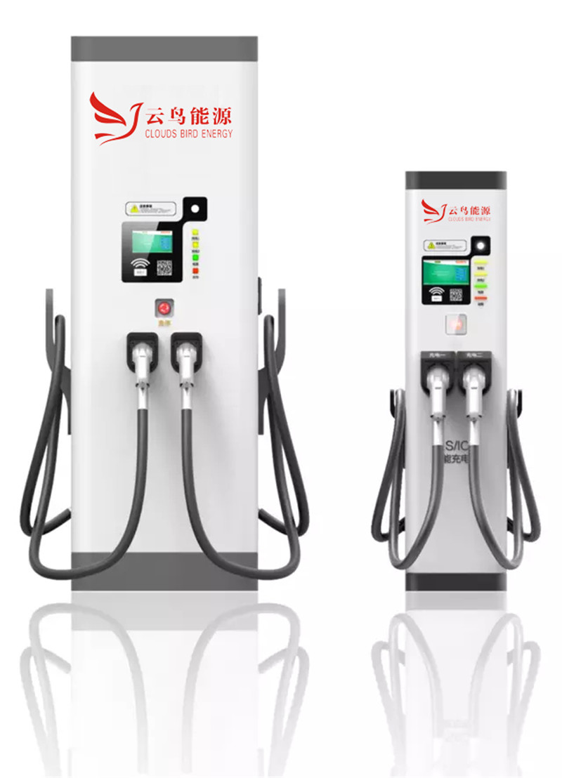 河南60KW立柱电动汽车充电桩-云鸟智能充电管理平台  电动汽车充电站  电动汽车直流充电桩