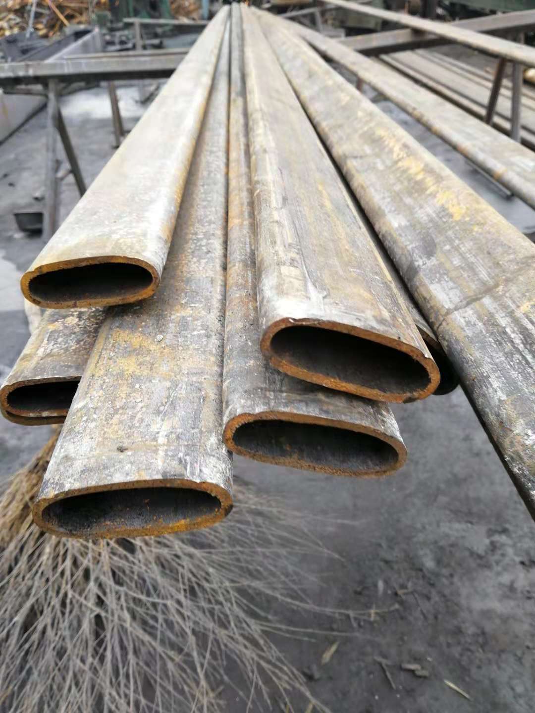 异型钢管 椭圆管平椭圆管 护栏管 小区护栏管