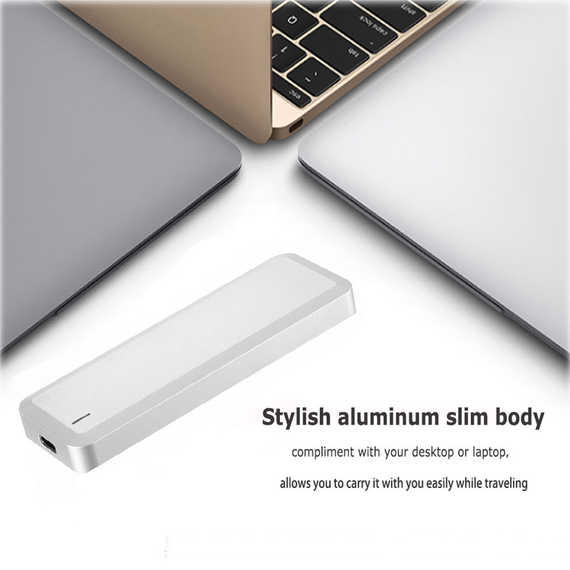 M.2 NVME 固态硬盘 USB3.1铝合金移动硬盘盒