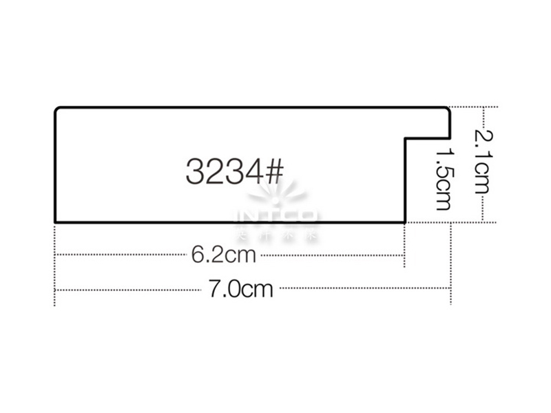 PS镜框线条3234-E-032/穿衣镜加工用镜框线条批发  装饰镜框线条