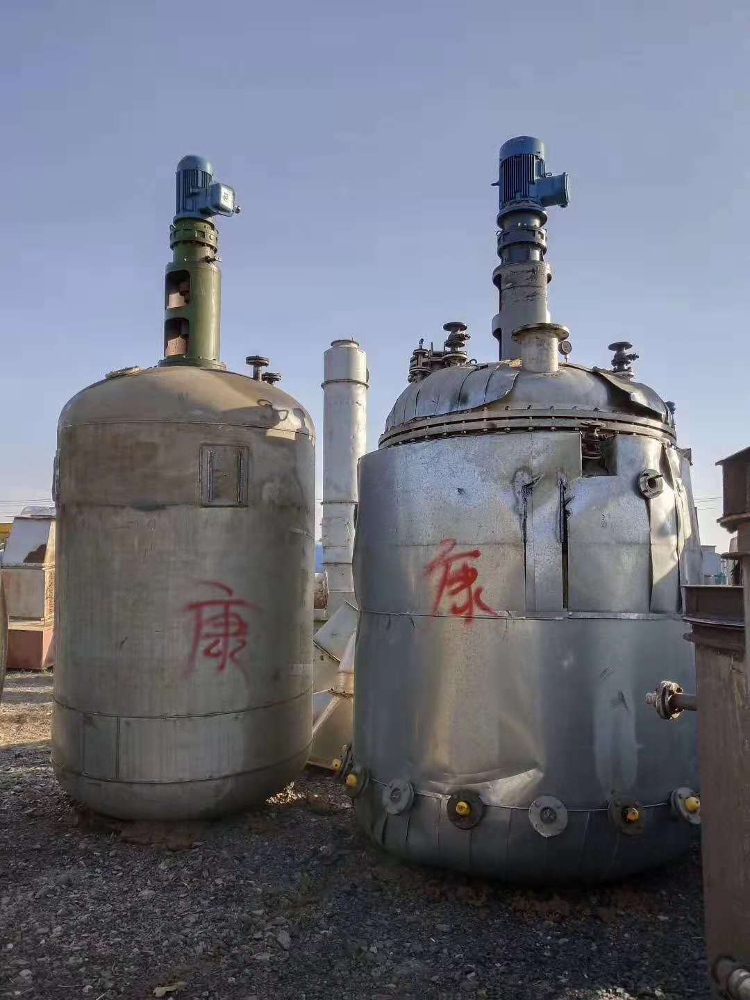 二手反应釜  搪瓷反应釜  不锈钢反应釜
