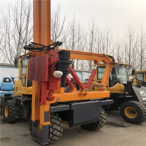 批发公路护栏打桩机 高速公路护栏立柱打桩机  液压护栏打桩机  波形护栏打桩机