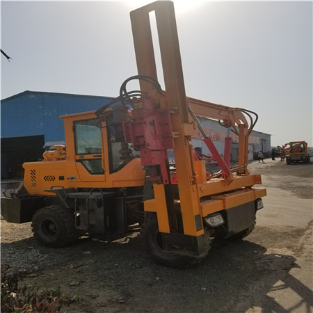 直销护栏打桩机  高速公路护栏打桩机厂家  立柱打桩机