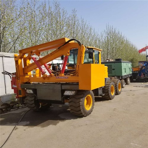 供应护栏打桩机 液压公路护栏打桩机 高速立柱打桩机厂家  液压打桩机