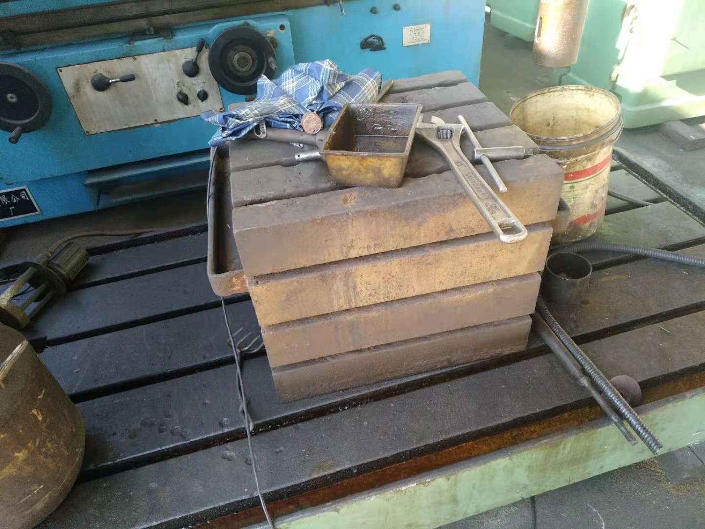 温州提货：中捷摇臂钻床50mm 11年安装少用  50摇臂钻  中捷50摇臂钻