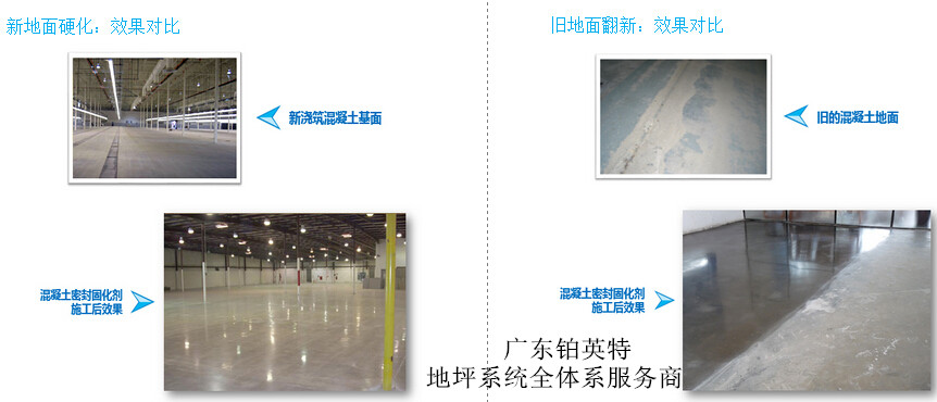 广东铂英特混凝土密封固化剂 硬化剂