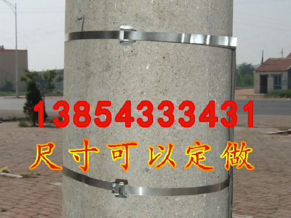 绑电线杆标牌专用不锈钢扎带1.2米  不锈钢扎条  一次性扎带