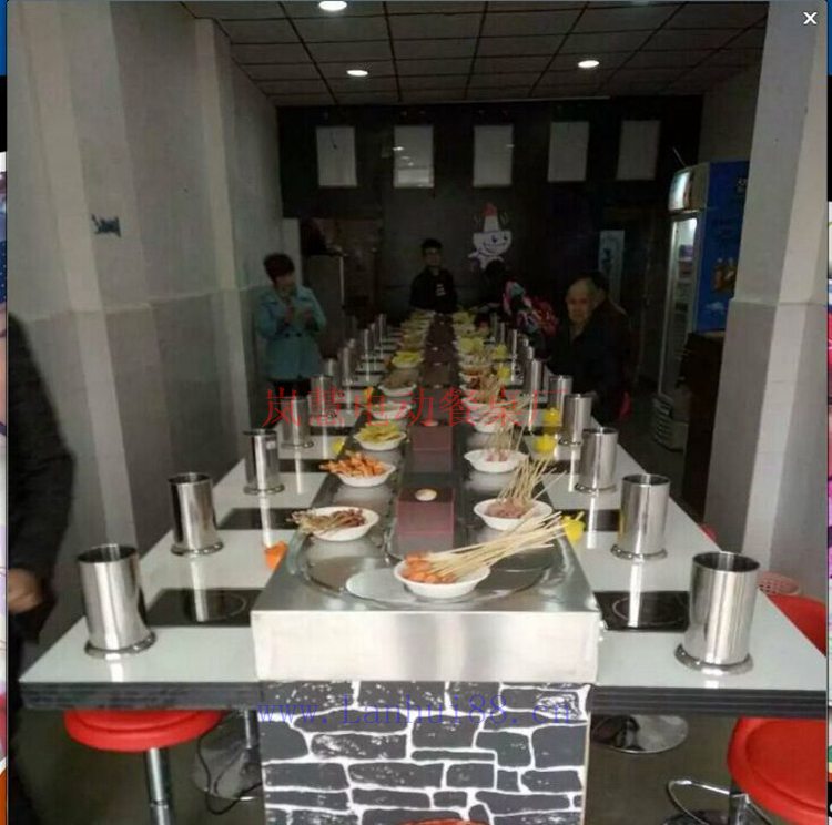 火锅加盟多少、旋转火锅店加盟  旋转火锅设备  回转火锅设备
