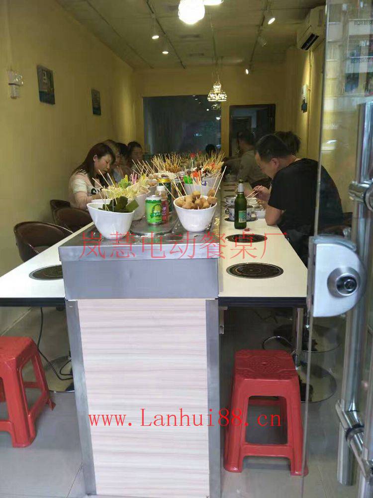火锅专用加汤机、火锅店加盟条件  旋转火锅设备  回转火锅设备