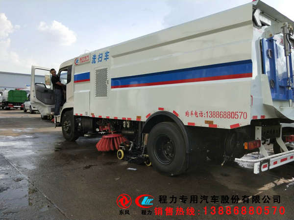 吉安市买东风天锦洗扫车多少钱  五十铃洗扫车  程力洗扫车