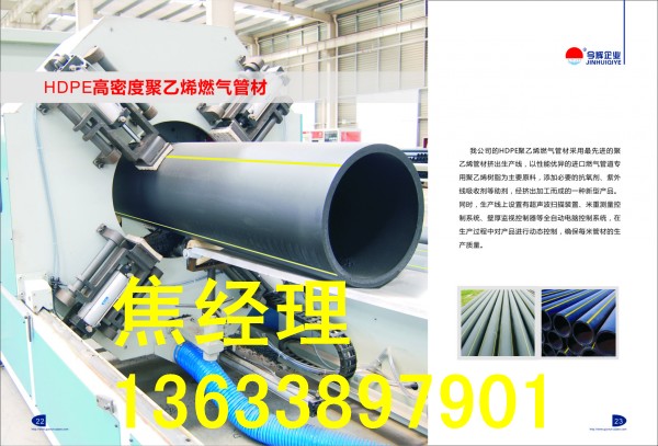 洛阳国润新材新型给水管厂家  给水管道  PE管