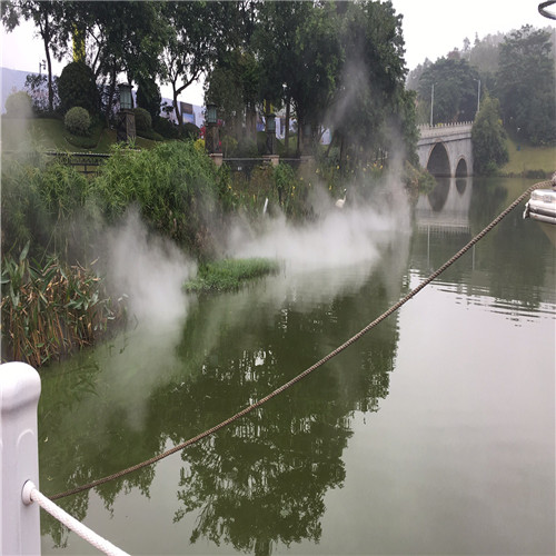 小区公园绿化带人行道冷雾系统工程  小区冷雾系统  绿化带冷雾  公园冷雾系统