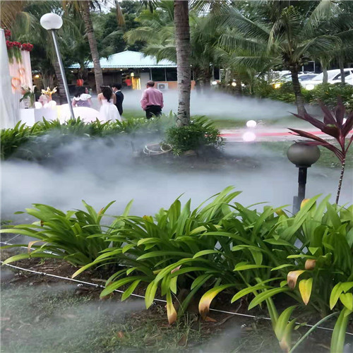 商业地产小区绿化带冷雾人造雾系统  商业地产小区冷雾  绿化带人造雾系统