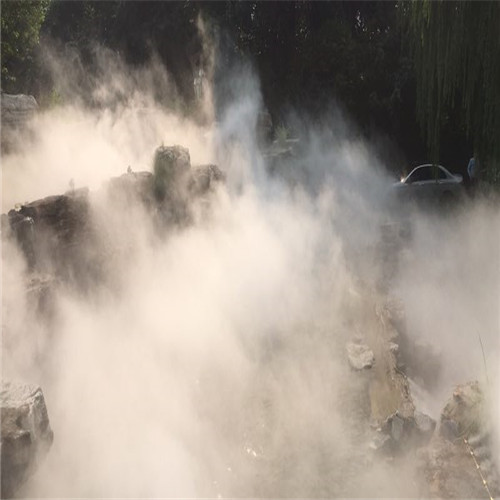 假山水池人造雾，雾森环保系统工程  雾森工程