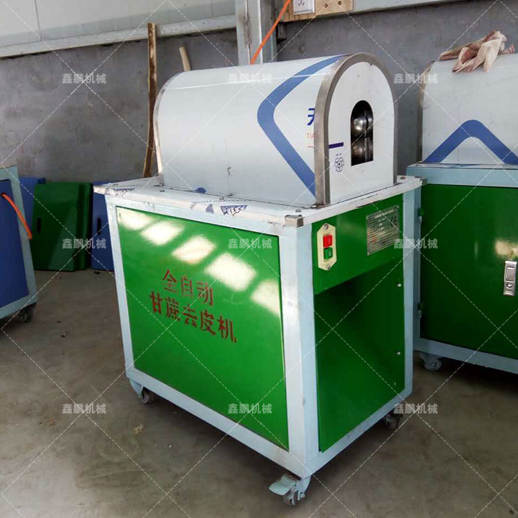 不锈钢甘蔗剥皮机厂家  甘蔗削皮机  甜棒去皮机