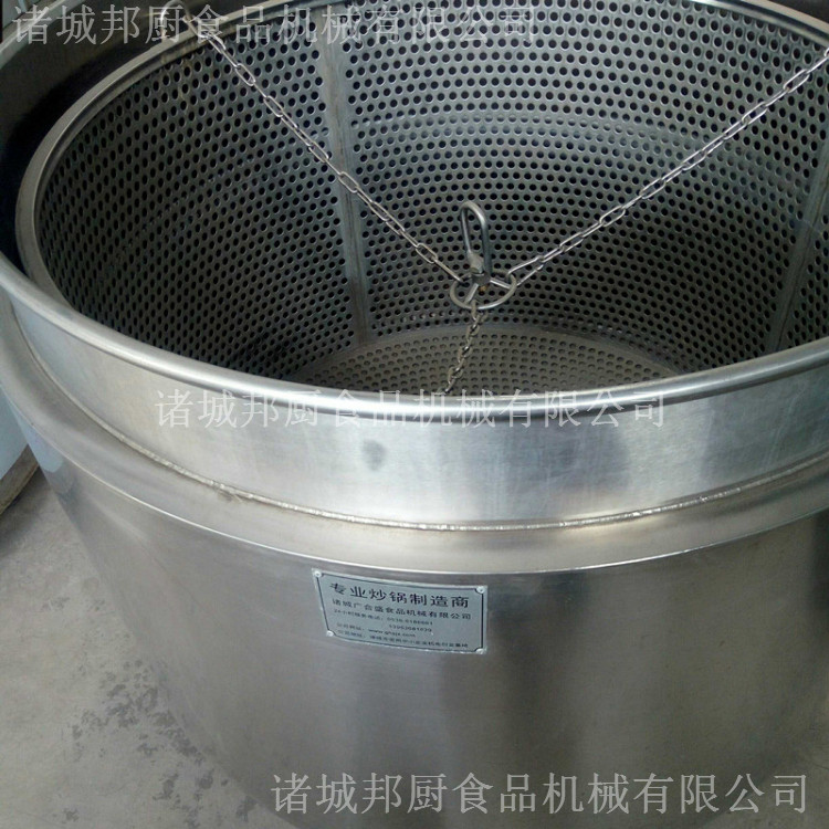 不锈钢卤煮锅-大型熬卤锅加热方式  全自动卤煮锅  蒸汽加热卤煮锅