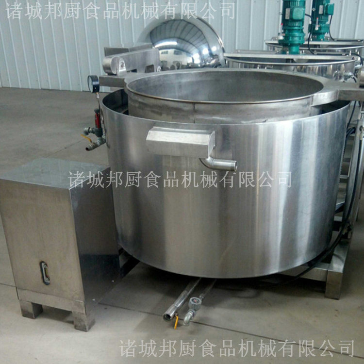 蒸汽加热卤煮锅-蜂窝酱卤锅出售  不锈钢卤煮锅  全自动卤煮锅