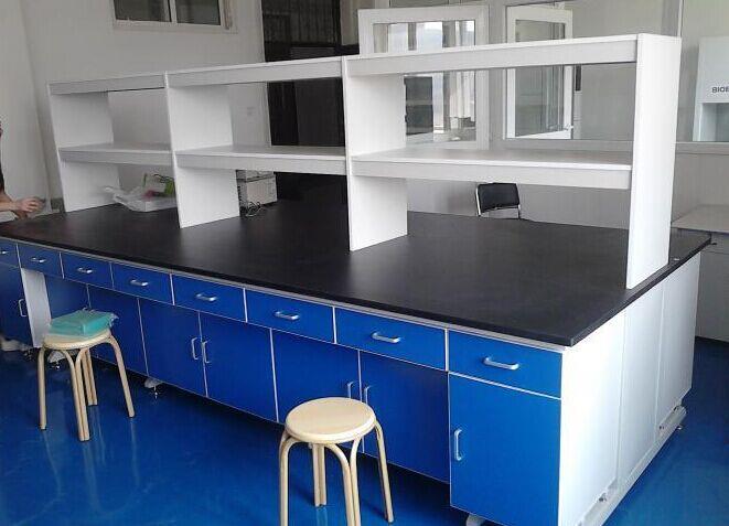 实验室全木中央台全木边台实芯理化板医用工作台  全木实验台边台  全木操作台
