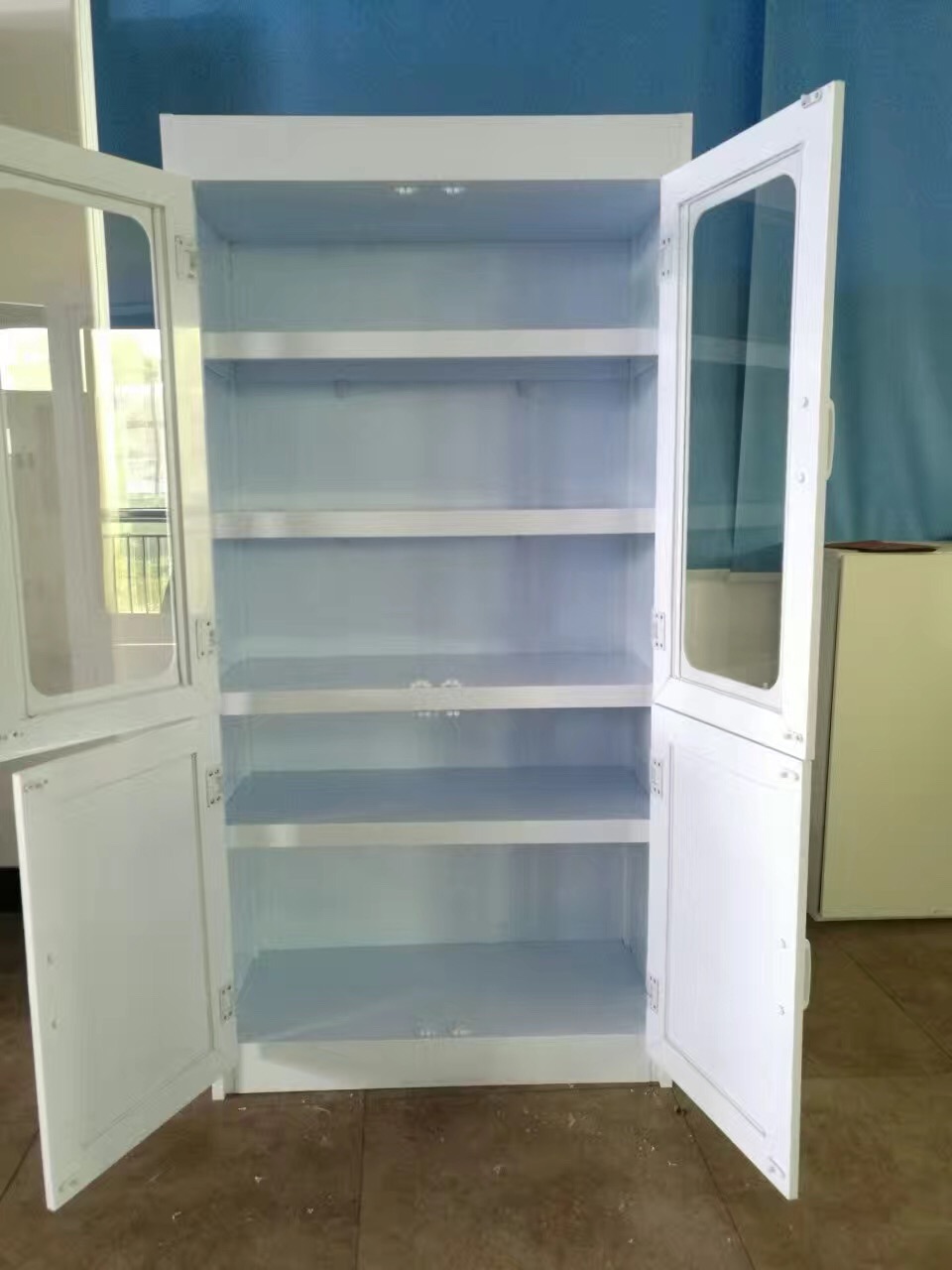 实验室防酸碱耐腐蚀存储柜pp药品柜器皿柜药品存储柜  pp器皿柜