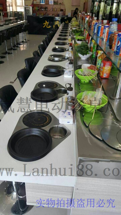 小火锅自助加盟、凉山州回转火锅  旋转火锅设备  回转火锅设备