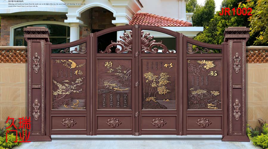 别墅悬浮折叠门+婺源县小区悬浮折叠门 悬浮摆折门 悬空折叠门