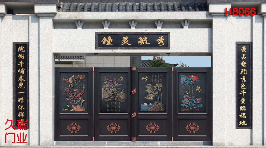 电动摆折门+东莞靠谱铝艺悬浮折叠门定制 悬浮摆折门 悬空折叠门
