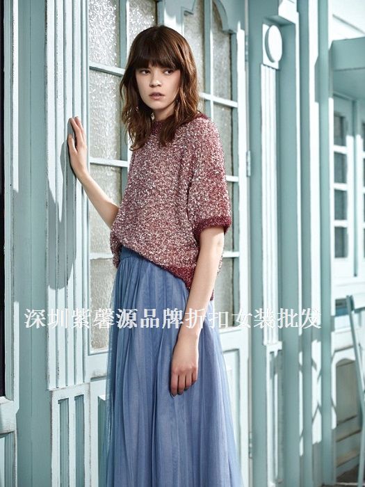 紫馨源品牌折扣女装专柜库存撤柜尾货批发