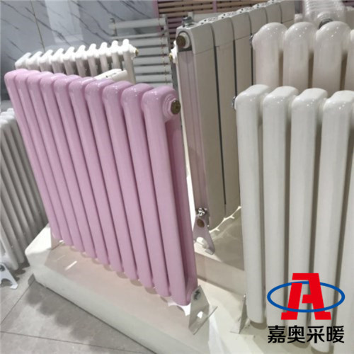 QFGZ209钢制二柱暖气片@壁挂式水暖柱型家用暖气片 钢管柱形散热器