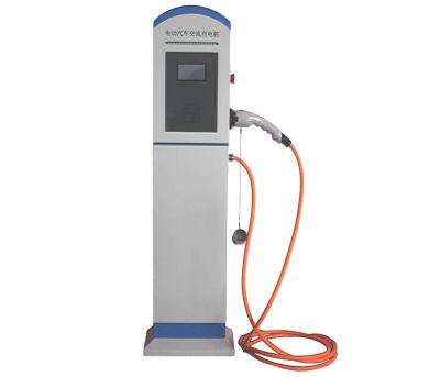 7KW220V交流落地式刷卡充电桩  交流充电桩  220V充电桩  落地式充电桩
