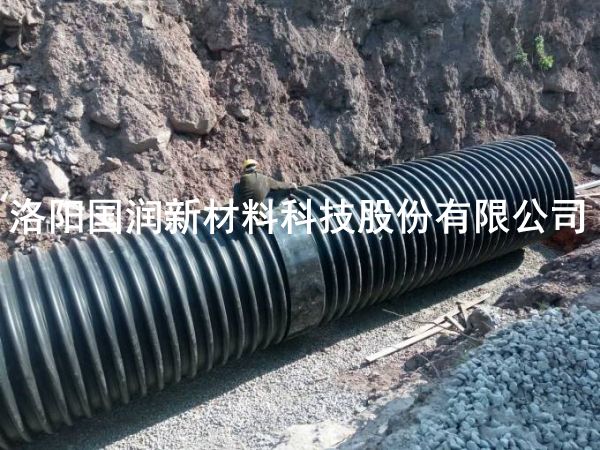 晋城钢带增强聚乙烯波纹管 大口径钢带螺旋波纹管规格  钢带波纹管  钢带排水管  市政排水管道