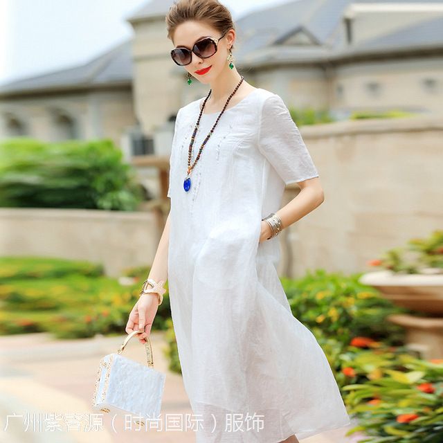 外贸品牌折扣女装批发一手库存尾货