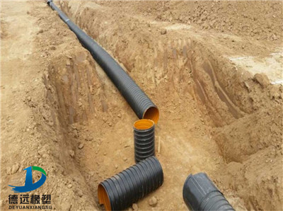 河南钢带波纹管规格厂家 钢带缠绕管型号  钢带缠绕管厂家
