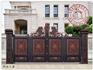 别墅围墙大门柱子庭院铝艺大门kh01
