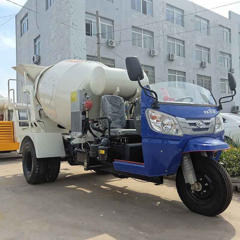 农用三轮搅拌车 五证1方水泥搅拌罐车 小型农用田螺车  农村