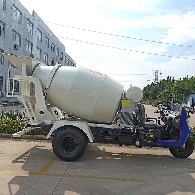 农用混凝土搅拌车 五证水泥石料罐车 小型水泥搅拌运输车  三轮