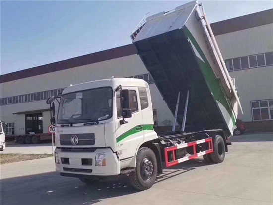 东风垃圾清运车报价_垃圾车价格里便宜  好质量东风14方垃圾  东风对接压缩垃圾车厂  压缩式垃圾车报价