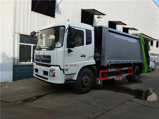 东风天锦14方优质压缩式垃圾车_小型垃圾车里卖