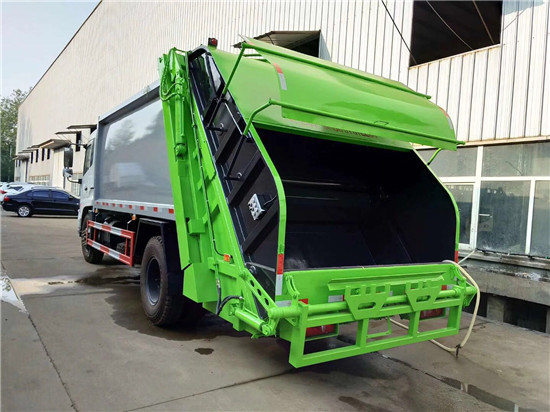 东风天锦14方优质压缩式垃圾车_小型垃圾车里卖