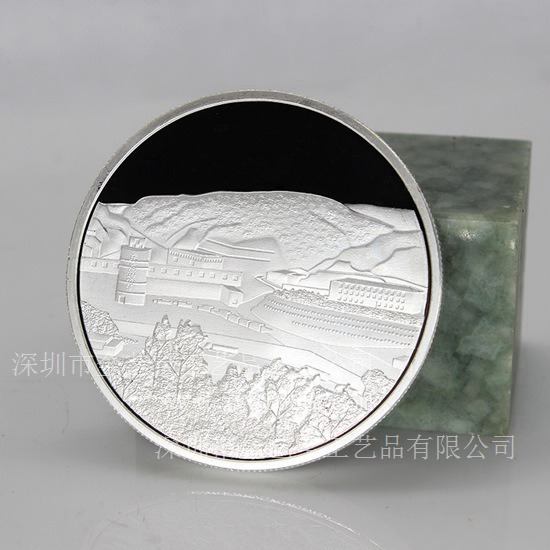周年庆银币定制 纯银s999白银银币 金属工艺礼品  纪念章