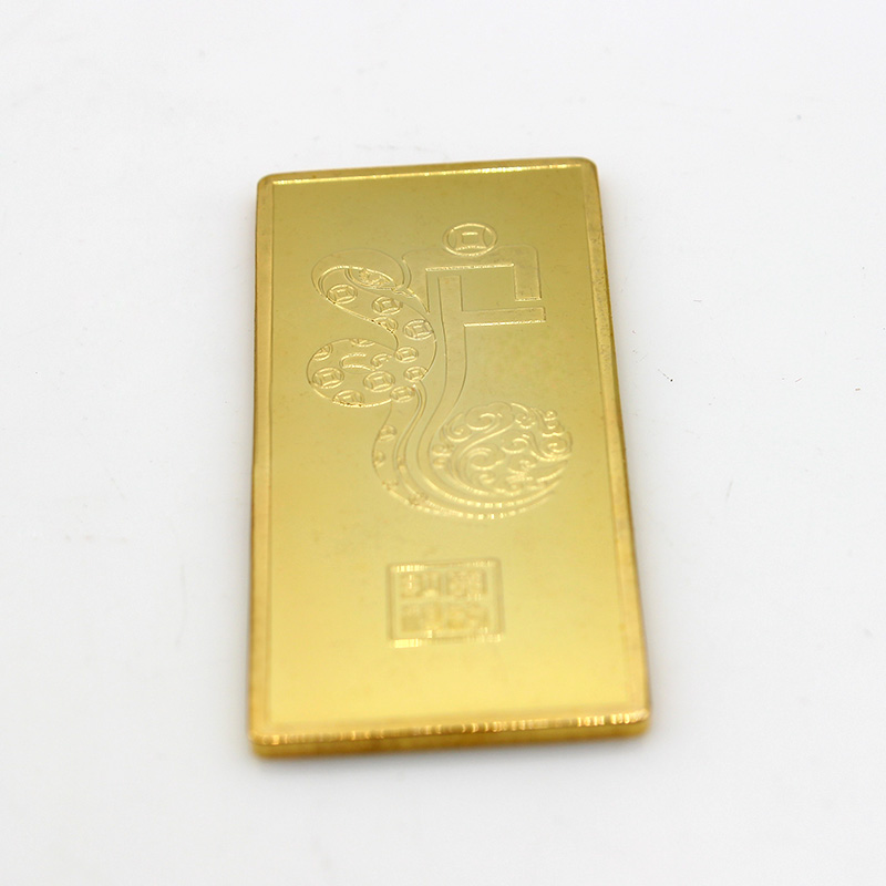 厂家定制公司企业银条银牌纪念品收藏可印企业活动logo  纪念币