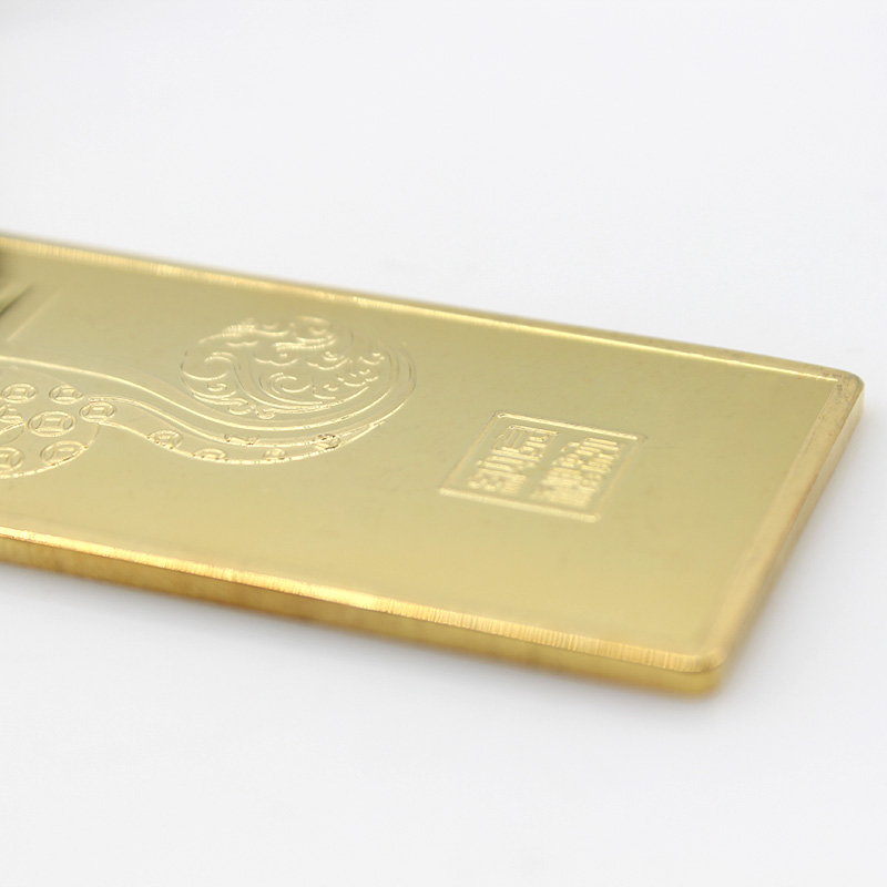 厂家定制公司企业银条银牌纪念品收藏可印企业活动logo  纪念币