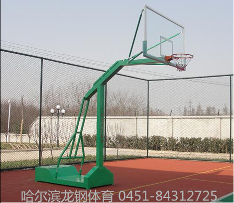 黑龙江学校篮球架_哈尔滨户外篮球架  移动式篮球架  地埋式篮球架  直式篮球架