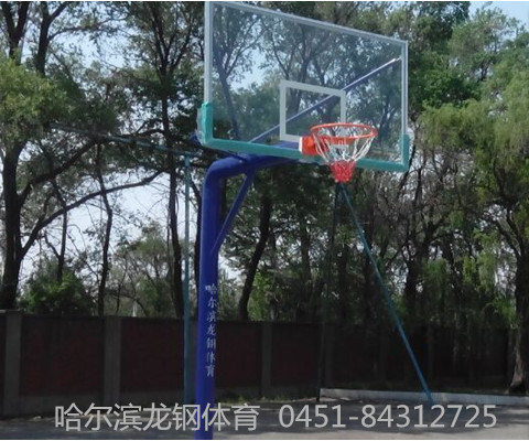 五常市学校篮球架_尚志小区户外篮球架供应  移动式篮球架  地埋式篮球架  直式篮球架