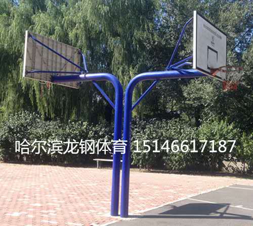 五常市学校篮球架_尚志小区户外篮球架供应  移动式篮球架  地埋式篮球架  直式篮球架